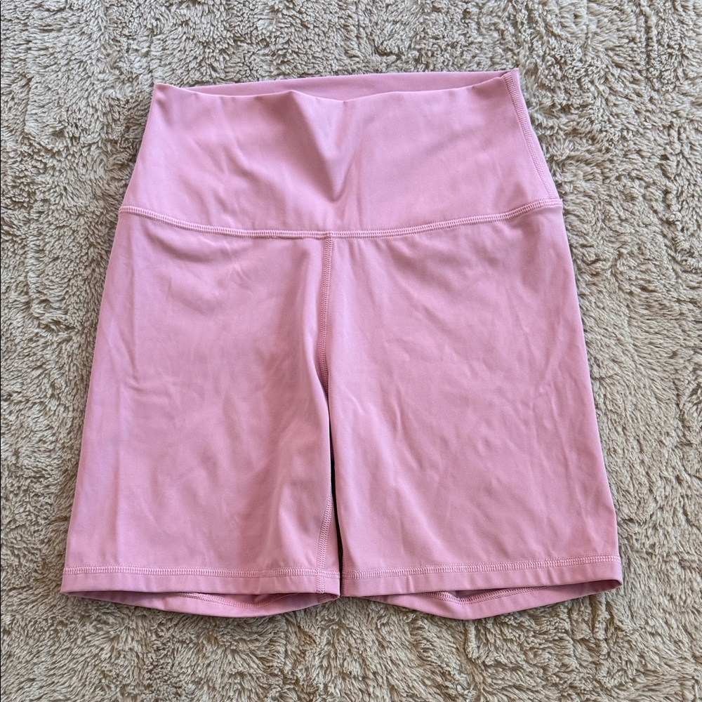 CRZ YOGA Women's Pink Bike Shorts